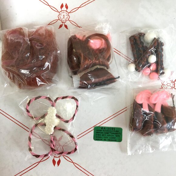 Vintage 1977 "Magic Hair Crissy" Doll - Complete in Box with Hair Pieces - Picture 6 of 14